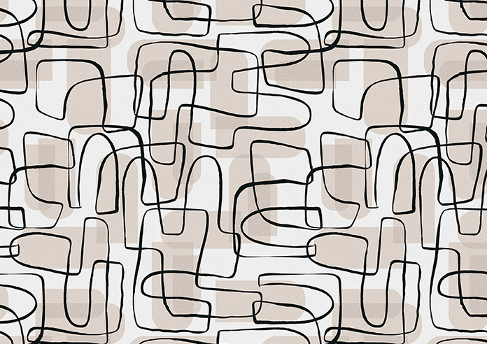 Meander, Beige - Roman Blind - Image 7